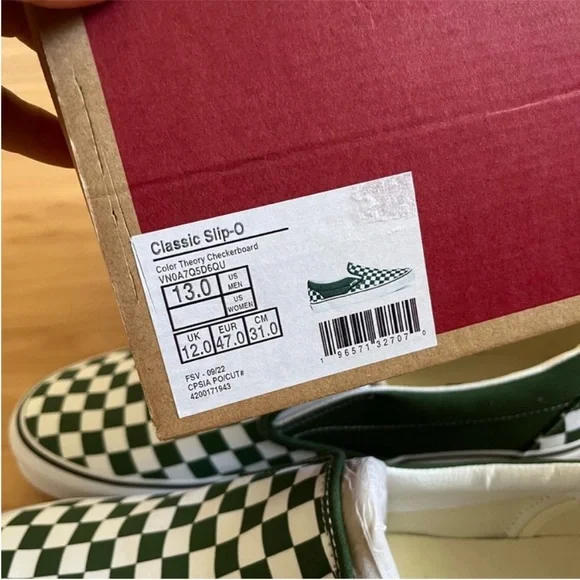 Vans Classic Slip-On Checkerboard
Shoe Mens 13.0 US - Picture 12 of 12